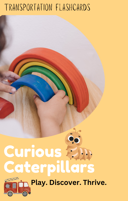 Curious Caterpillars Transportation Flashcards